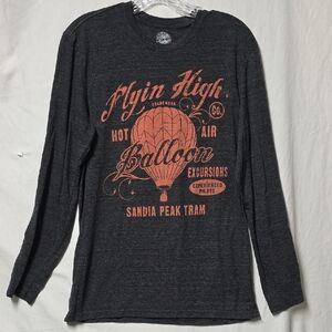 The Duck Company Gray Long Sleeve Graphic Tee M